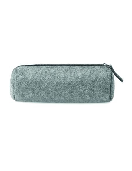 Estuche felpa RPET 21 x 7 cm con cremallera