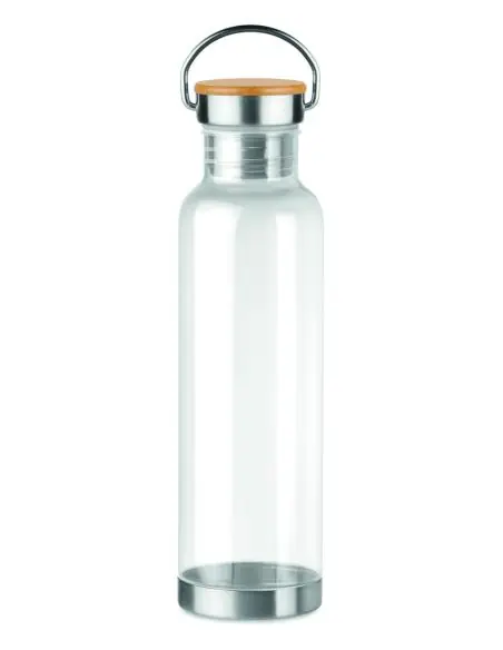 Botella tritan con tapa bambú 8 Ecológica Personalizada 7MO9850
