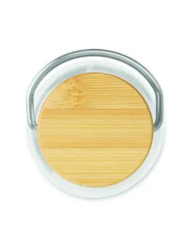 Botella tritan con tapa bambú 8 Ecológica...