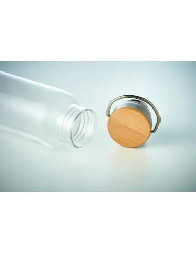 Botella tritan con tapa bambú 8 Ecológica...