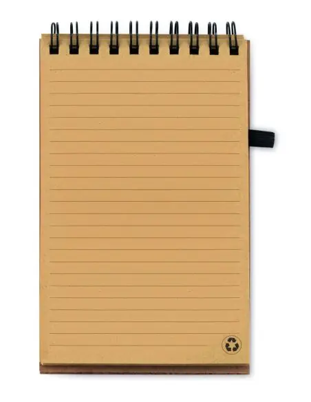 Libreta A6 bolígrafo tapa corch Ecológica Personalizada 7MO9857