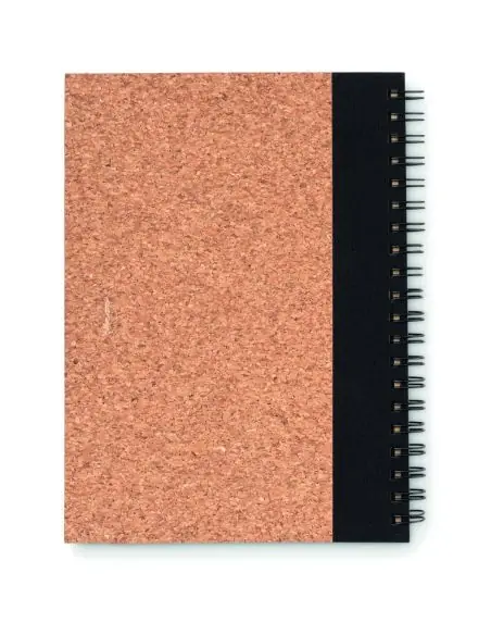 Libreta con bolígrafo tapa corc Ecológica Personalizada 7MO9859