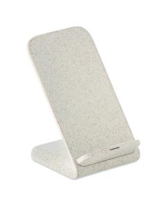 Cargador inalámbrico paja trigo Ecológico Personalizado... - Producto ecológico