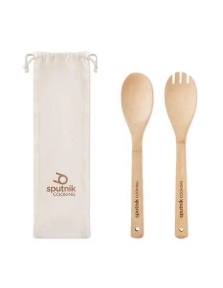 Set de 2 utensilios cocina Ecológico Personalizado 7MO9903
