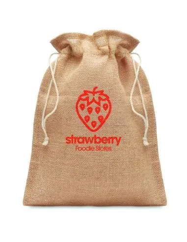 Bolsa regalo pequeña de yute Ecológica...