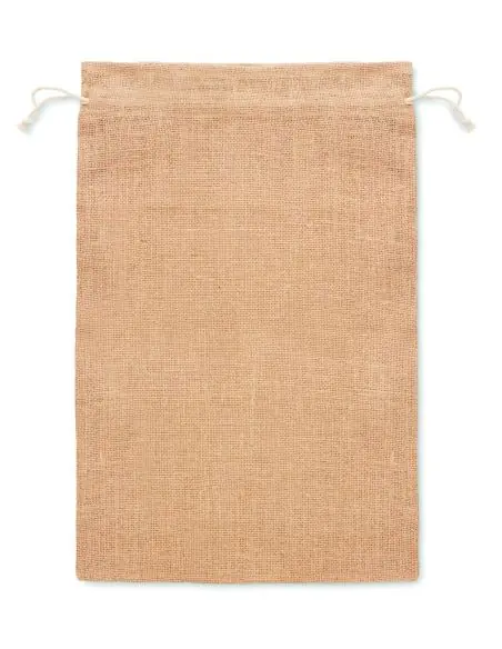 Bolsa regalo grande de yute Ecológica Personalizada 7MO9930