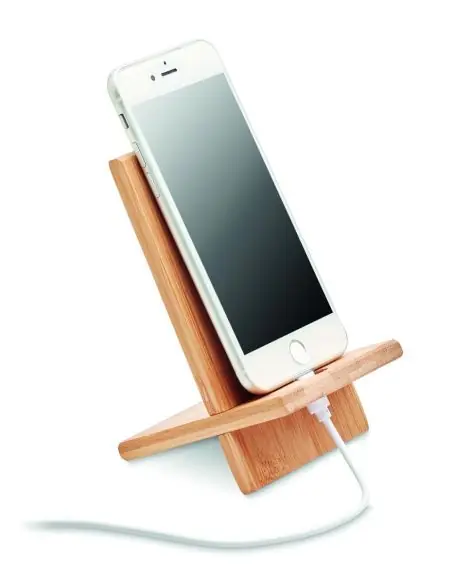 Soporte para telefono de bambú Ecológico Personalizado 7MO9944