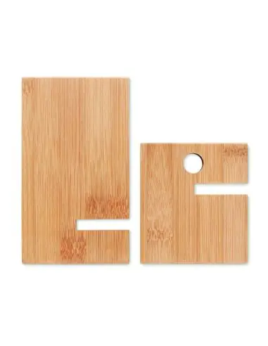 Soporte para telefono de bambú Ecológico...