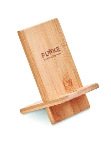 Soporte para telefono de bambú Ecológico...