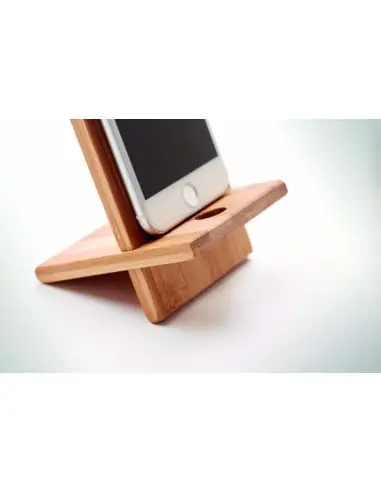 Soporte para telefono de bambú Ecológico...