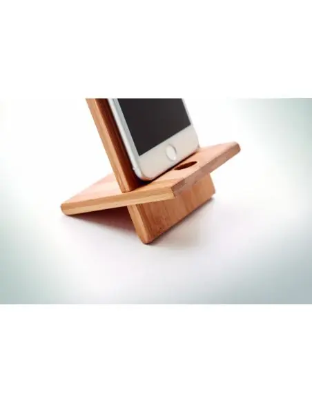 Soporte para telefono de bambú Ecológico Personalizado 7MO9944