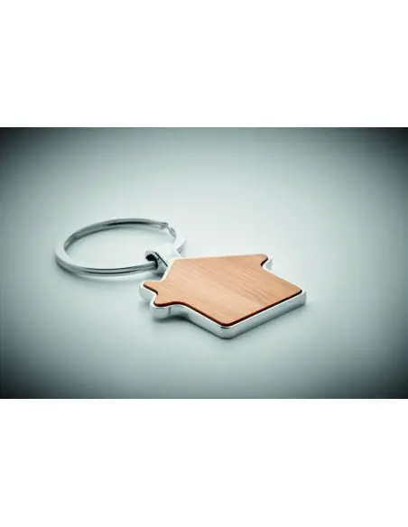 Llavero casa y bambú Ecológico Personalizado 7MO9949