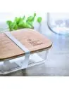 Fiambrera vidrio y tapa bambú Ecológica Personalizada 7MO9962 - Imagen 6