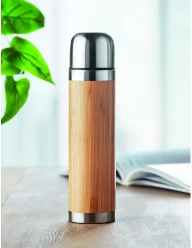 Botella bambú de doble pared Ecológica...