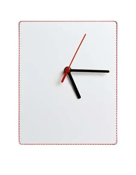 Reloj de pared rectangular Ecológico Personalizado 6210531