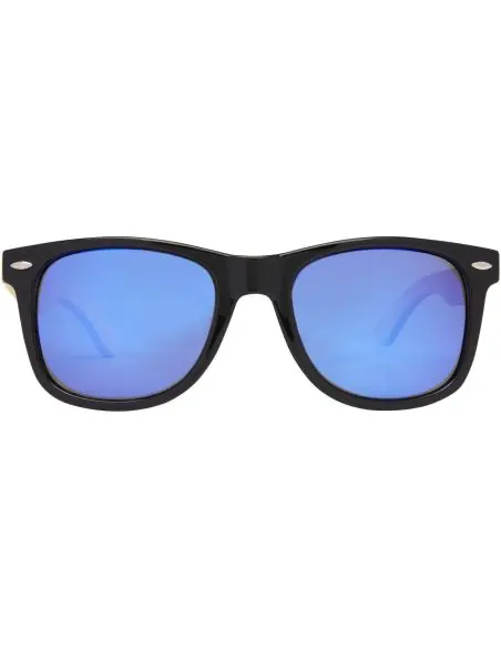 Gafas de sol polarizadas con cristal de espejo de PET reciclado/bambú en caja de regalo Ecológica Personalizada 6127001