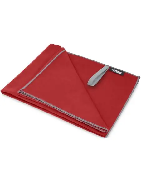 Toalla ultraligera y de secado rápido de PET reciclado 130 x 80 cm Ecológica Personalizada 6127012