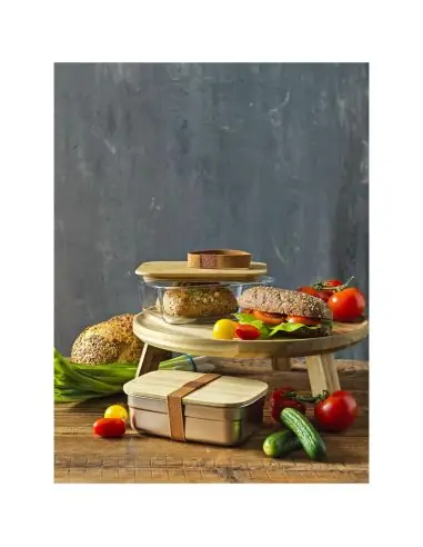 Fiambrera de 700 ml en acero inoxidable con...