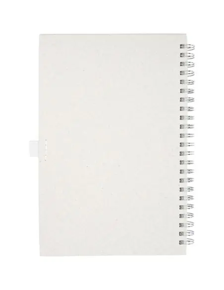 Libreta A5 con espiral fabricada a partir de cartones de leche recilados Ecológica Personalizada 6107783