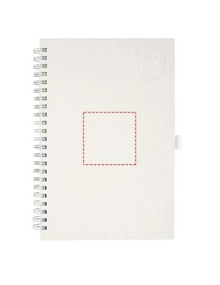 Libreta A5 con espiral fabricada a partir de cartones de leche recilados Ecológica Personalizada 6107783