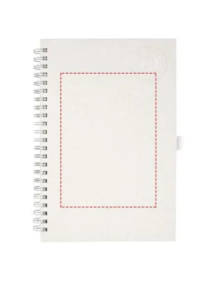 Libreta A5 con espiral fabricada a partir de cartones de leche recilados Ecológica Personalizada 6107783