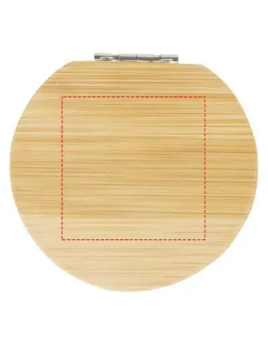 Espejo de bolsillo de bambú Ecológico...