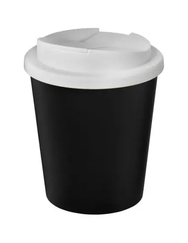 Vaso reciclado de 250 ml con tapa antigoteo...