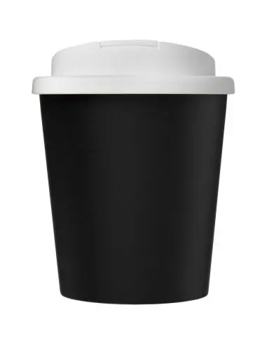 Vaso reciclado de 250 ml con tapa antigoteo...