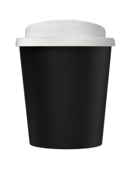 Vaso reciclado de 250 ml con tapa antigoteo Ecológico Personalizado 6210455