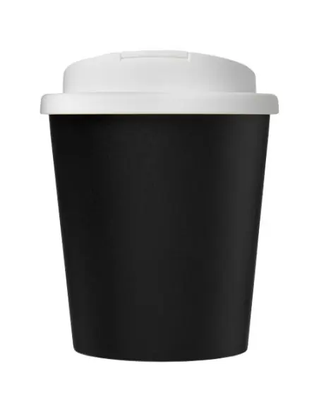 Vaso reciclado de 250 ml con tapa antigoteo Ecológico Personalizado 6210455