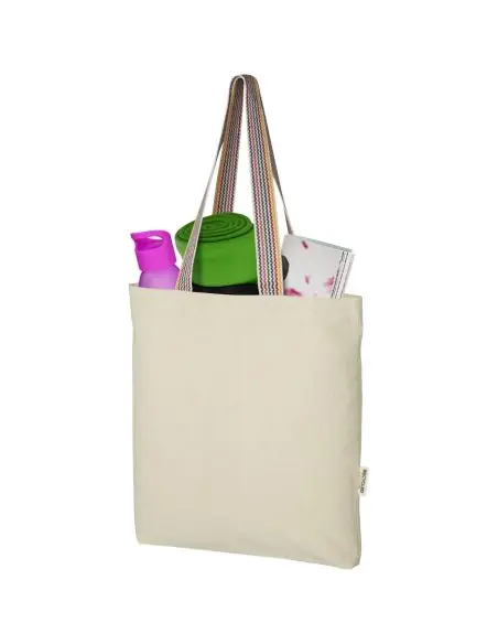 Bolsa Tote de algodón reciclado de 180 g/m² de 5 l Ecológica Personalizada 6120642