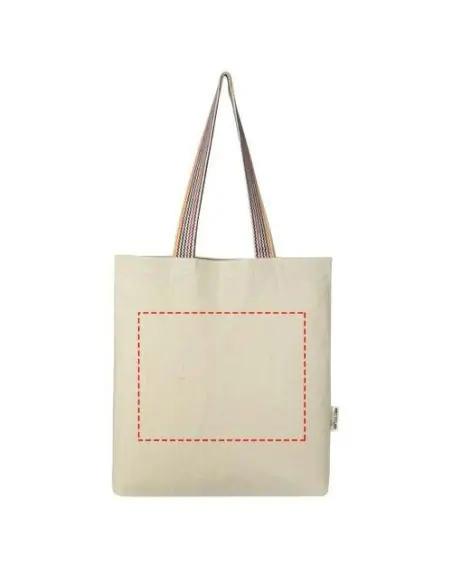 Bolsa Tote de algodón reciclado de 180 g/m² de 5 l Ecológica Personalizada 6120642