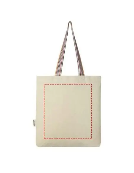 Bolsa Tote de algodón reciclado de 180 g/m² de 5 l Ecológica Personalizada 6120642
