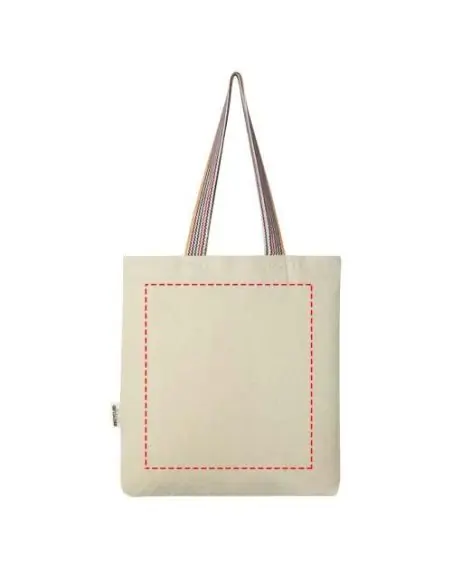 Bolsa Tote de algodón reciclado de 180 g/m² de 5 l Ecológica Personalizada 6120642