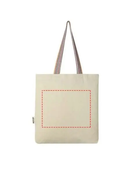 Bolsa Tote de algodón reciclado de 180 g/m² de 5 l Ecológica Personalizada 6120642