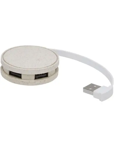 Hub USB de paja de trigo Ecológico Personalizado 6124309