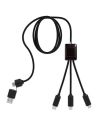 Cable de carga extensible 5 en 1 Ecológica Personalizada 62PX064 - Imagen 5