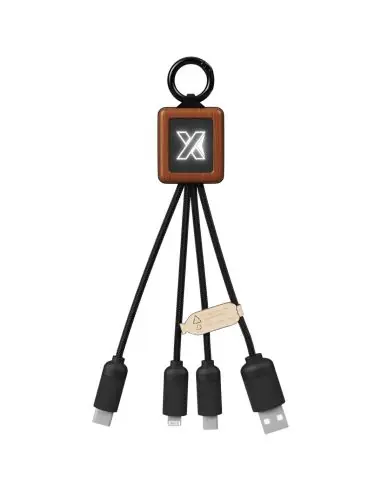 SCX.design Cable de madera de 20 W FSC fácil de...