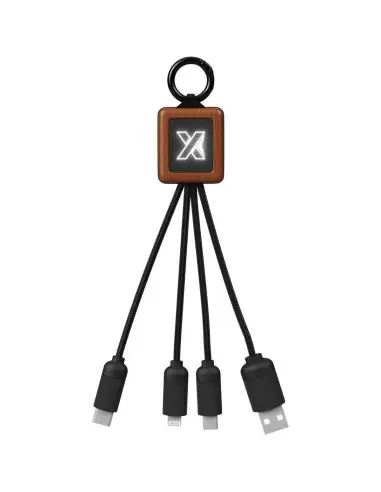 SCX.design Cable de madera de 20 W FSC fácil de...
