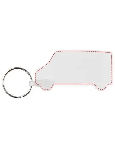 Llavero reciclado en forma de furgoneta...