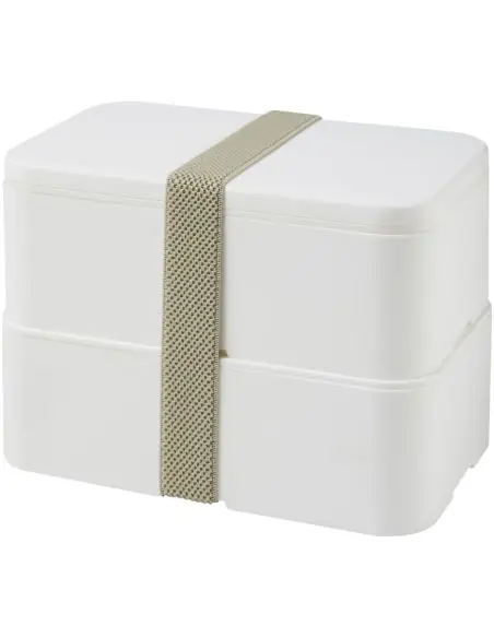 Fiambrera doble de 700+700 ml Ecológica Personalizada 6220401