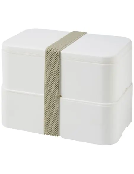 Fiambrera doble de 700+700 ml Ecológica Personalizada 6220401