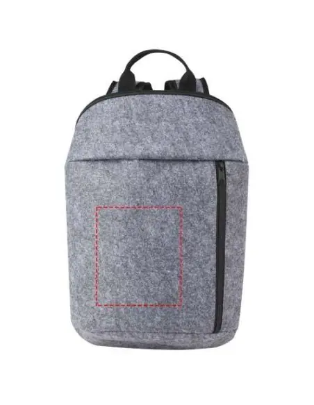 Mochila isotérmica de fieltro reciclado GRS de 7 L Ecológica Personalizada 6210742