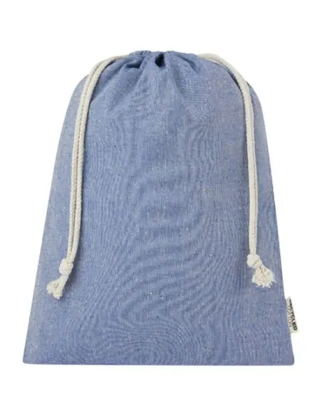 Bolsa de regalo grande de 4 l de algodón reciclado GRS de 150 g/m² Ecológica Personalizada 6120672