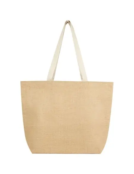 Bolsa Tote de yute de 300 g/m² de 12L Ecológica Personalizada 6120674