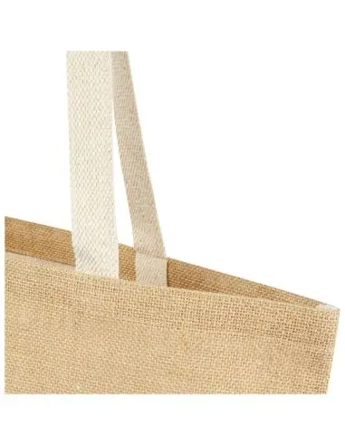Bolsa Tote de yute de 300 g/m² de 12L Ecológica...