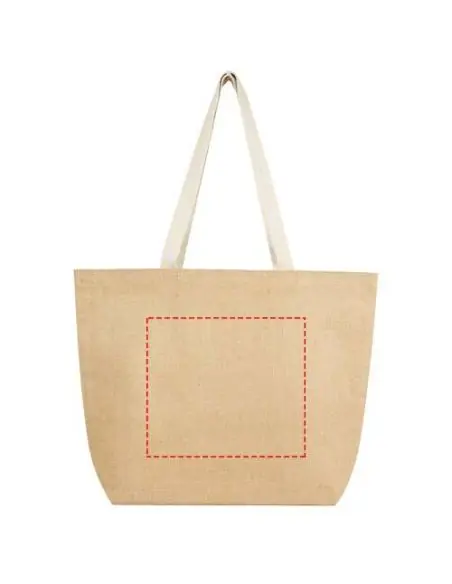 Bolsa Tote de yute de 300 g/m² de 12L Ecológica Personalizada 6120674