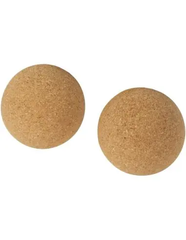 Pelota de corcho para yoga - Set dos unidades...