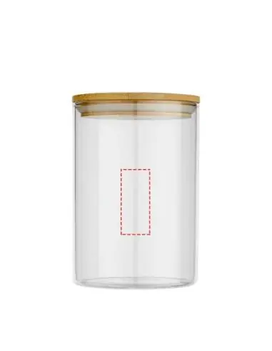 Recipiente de vidrio para alimentos de 550 ml...