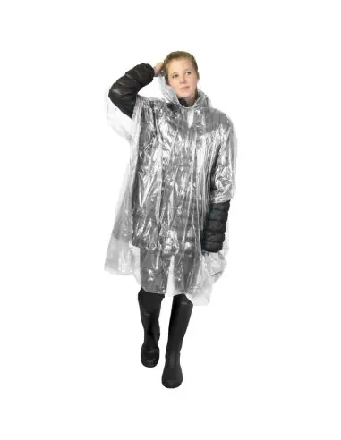 Poncho de lluvia desechable de material...